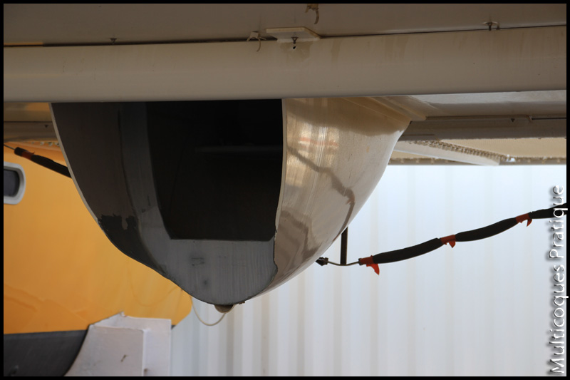 Carénage moteur sous nacelle d'un BMS33
